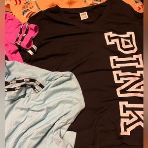 3 pink tee’s
